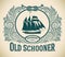 Old Schooner - restaurant label