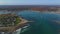 Old Scituate Light aerial view, Scituate, Massachusetts, USA