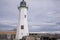 Old Scituate Lighthouse and living quarters in Scituate MA.