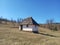 An old Serbian house in a mountain village on Zlatibor