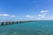 Old seven mile bridge in the keys near key west, Bahia Honda, Bahia Bay State Park, Florida Keys, Florida, USA