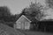 A old shed, black and white