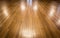 Old shiny polished hardwood floor.