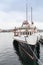 Old ship stands moored near La Rade lake