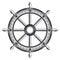 Old ship wheel icon