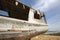 Old shipwreck standing on the beach, Venezuela