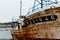 Old shipwrecks in boat cemetery in Camaret-sur-mer