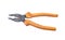 Old side cutting pliers isolated with clipping paths