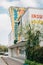 Old sign and abandoned building in the Heights, Houston, Texas