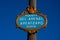 Old sign on the Arenal Bridge Puente del Arenal