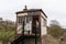 Old signal box by the railway station, now a tourist attraction in Ravenglass, The Lake District UK