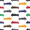 Old simple various color car seamless pattern eps10