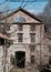 Old slaughterhouse structure with rusty iron decorations EX MACELLO MONZA italy, lombardy