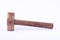 old Sledge hammer used rust on white background tool isolated