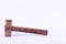 old Sledge hammer used rust on white background tool isolated