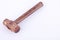 old Sledge hammer used rust on white background tool isolated