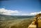 Old Slide of View of Lahaina Harbor, and Coral Pier, on a Sunny Summer Day