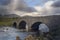 Old Sligachan Bridge and Cuillin mountains