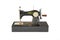 Old small black sewing machine