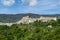 Old small stone city on the clif in Calabria in Italy