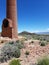 Old Smelter Stack, East Belmont, NV