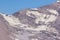 Old snow at the peaks of the Sonnenwelldeck and the Hohe Dock