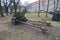 Old Soviet antitank gun