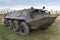 Old soviet armored vehicle