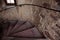 Old Spiral Stairways in Castle