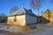 Old St. Nicholas Nikolskaya chapel in the village Letniy Borok in Pskov region, Russia