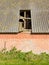 Old stable roof collapsed