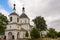 Old Starocherkassk Efremovsky monastery on summer day