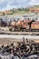 Old steam locomotive abandoned in Rio Tinto mine