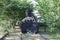 Old steam locomotive boiler near World Ocean Museum, Kaliningrad, Russia