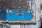 Old Steamer Trunk on Weathered Wood Shelf