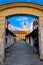 Old stees of baroque town of Varazdin