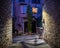 Old steets of Saint Paul de Vence in the night