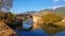 The old stone bridge along the course of the Heihui River in Shaxi, Yunnan, China