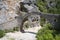 Old stone bridge in Greece