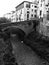 An old stone bridge in the middle of Granada, Spain -