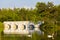 Old stone bridge over Vitek pond, Nova Hlina near Trebon, Jindrichuv Hradec district, Southern Bohemian, Czech Republic