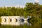 Old stone bridge over Vitek pond, Nova Hlina near Trebon, Jindrichuv Hradec district, Southern Bohemian, Czech Republic