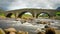 Old stone bridge in Sligachan, Scotland