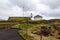 Old, stone building in Skansin historic fortress in Torshavn, Faroe Islands