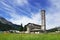 Old stone church. St. Moritz, Switzerland