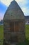 Old stone dome like water well on an sunny day