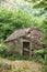 Old stone farm building with tiled roof