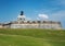 Old stone fort with a lighthouse inside