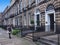 Old stone Georgian style townhouses