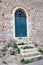 Old Stone House, Front Steps and Door, Greece